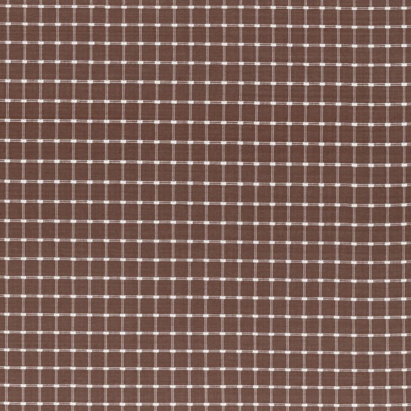 Brunschwig & Fils Fabric 8022116.6 Lison Check Brown