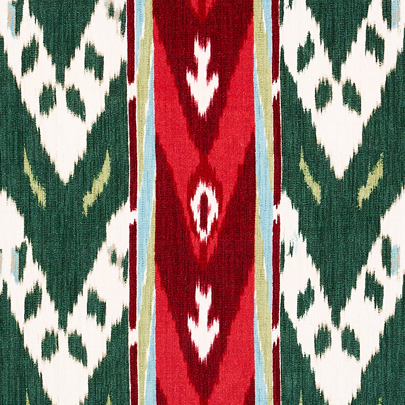 SAMAR-IKAT-VELVET-GREEN-SCHUMACHER-80241