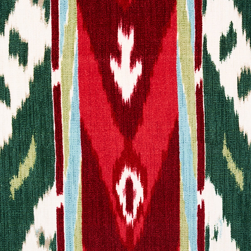 SAMAR-IKAT-VELVET-GREEN-SCHUMACHER-80241