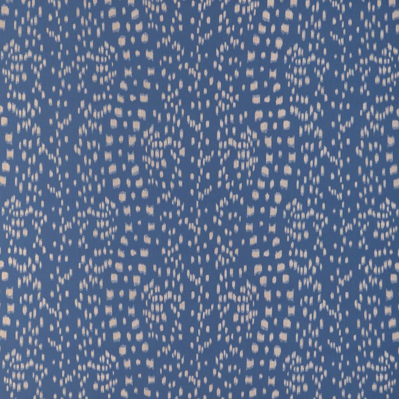 Brunschwig & Fils Fabric 8024103.5 Les Touches Reverse Blue