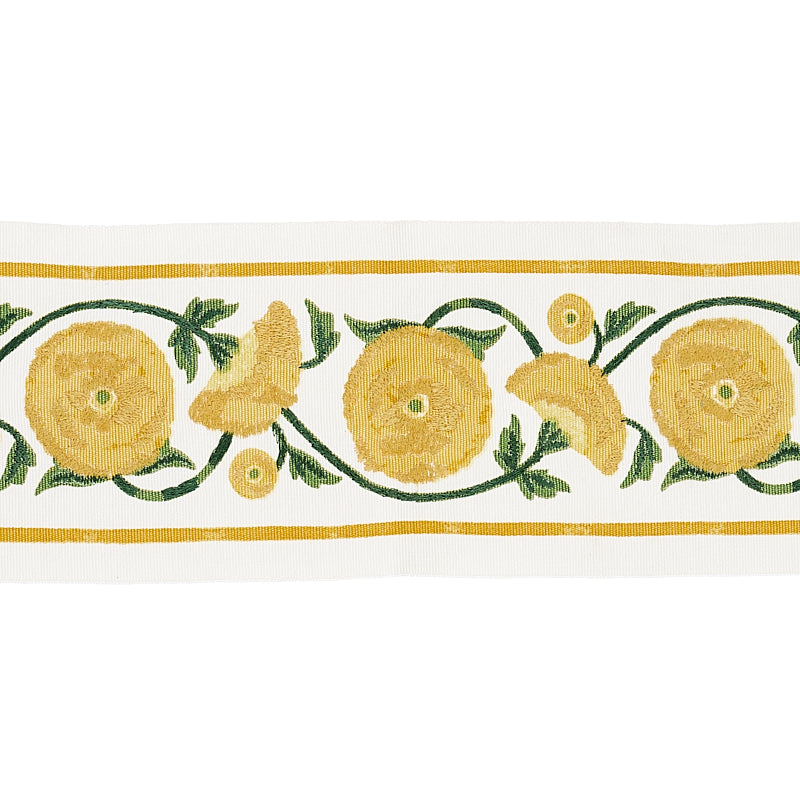 SARANDA-FLOWER-EMBROIDERY-TAPE-MARIGOLD-SCHUMACHER-80391