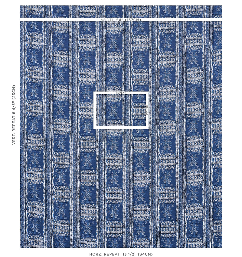 MARACENA-JACQUARD-BLUE-SCHUMACHER-80630