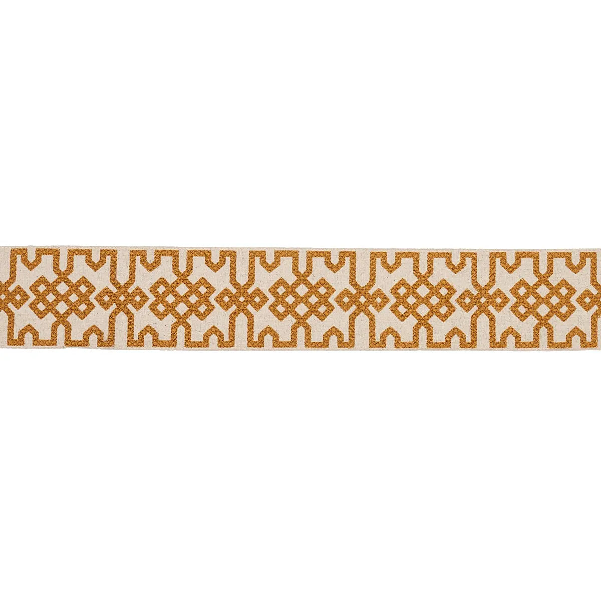 KNOTTED-TRELLIS-TAPE-OCHER-ON-UNBLEACHED-SCHUMACHER-80882