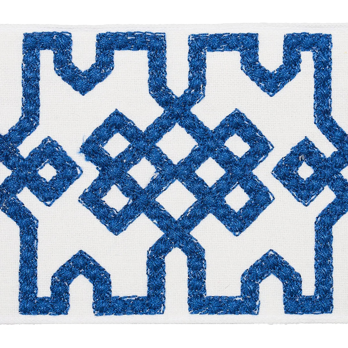 KNOTTED-TRELLIS-TAPE-BLUE-ON-WHITE-SCHUMACHER-80883