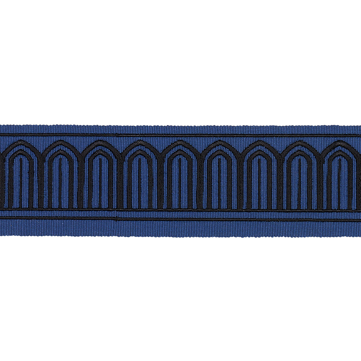 ARCHES-EMBROIDERED-TAPE-MEDIUM-BLACK-ON-NAVY-SCHUMACHER-81150