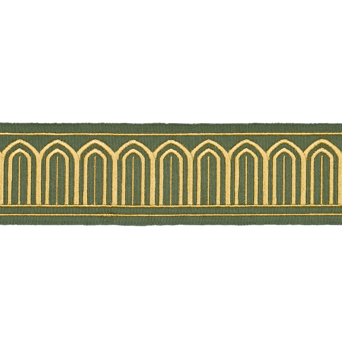 ARCHES-EMBROIDERED-TAPE-MEDIUM-OLIVE-SCHUMACHER-81152