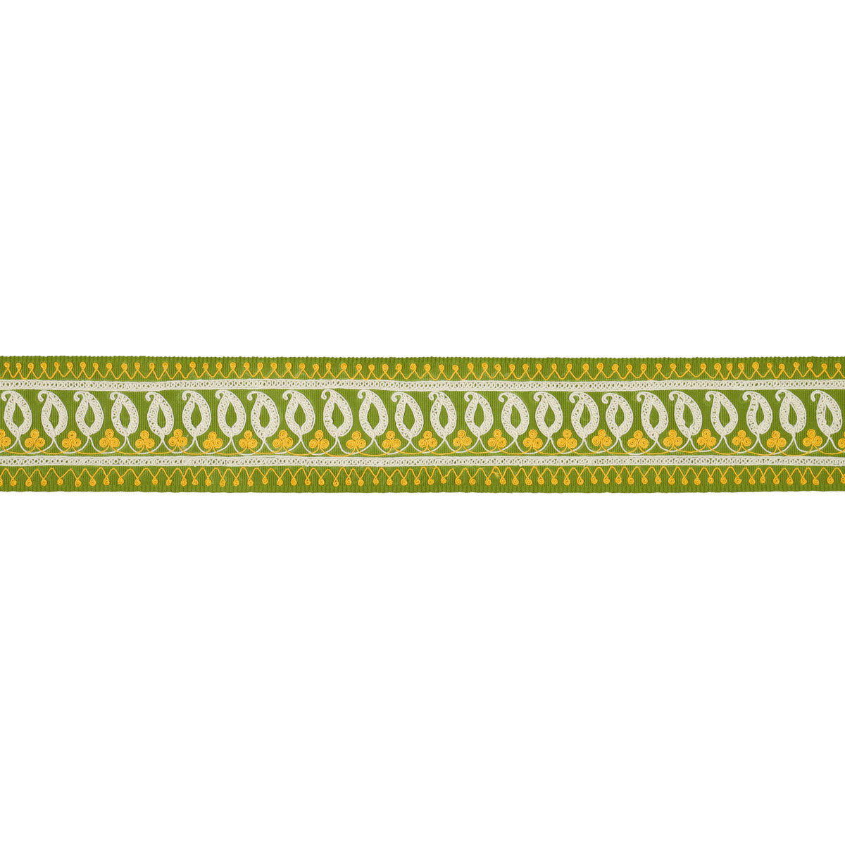 PAISLEY-EMBROIDERED-TAPE-GREEN-YELLOW-SCHUMACHER-81232