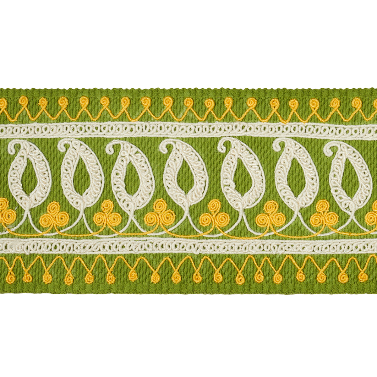 PAISLEY-EMBROIDERED-TAPE-GREEN-YELLOW-SCHUMACHER-81232