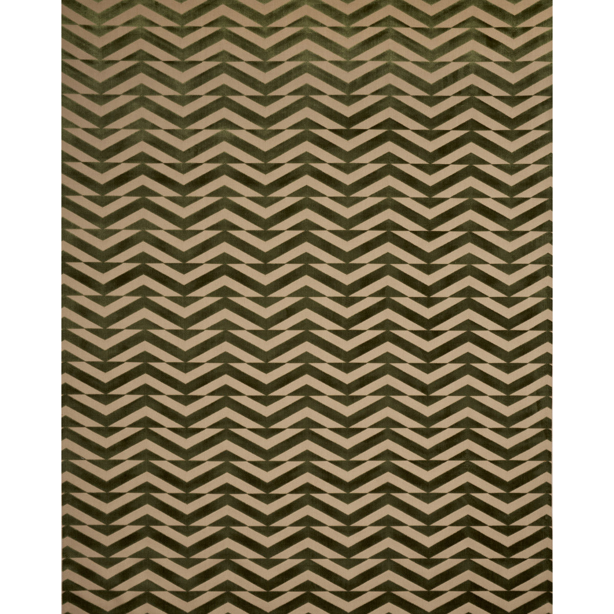 BROKEN-CHEVRON-CUT-VELVET-OLIVE-ON-KHAKI-SCHUMACHER-81812