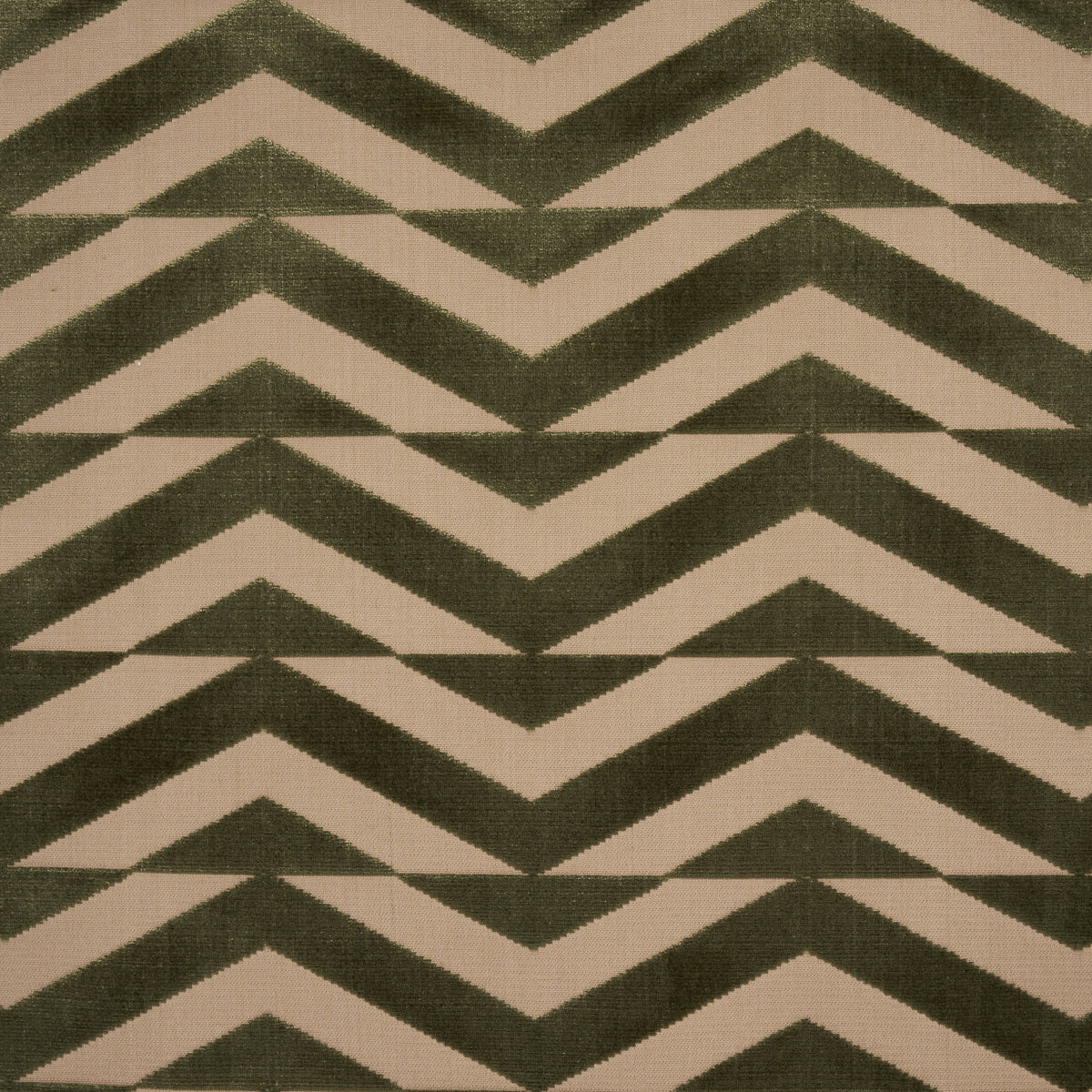 BROKEN-CHEVRON-CUT-VELVET-OLIVE-ON-KHAKI-SCHUMACHER-81812