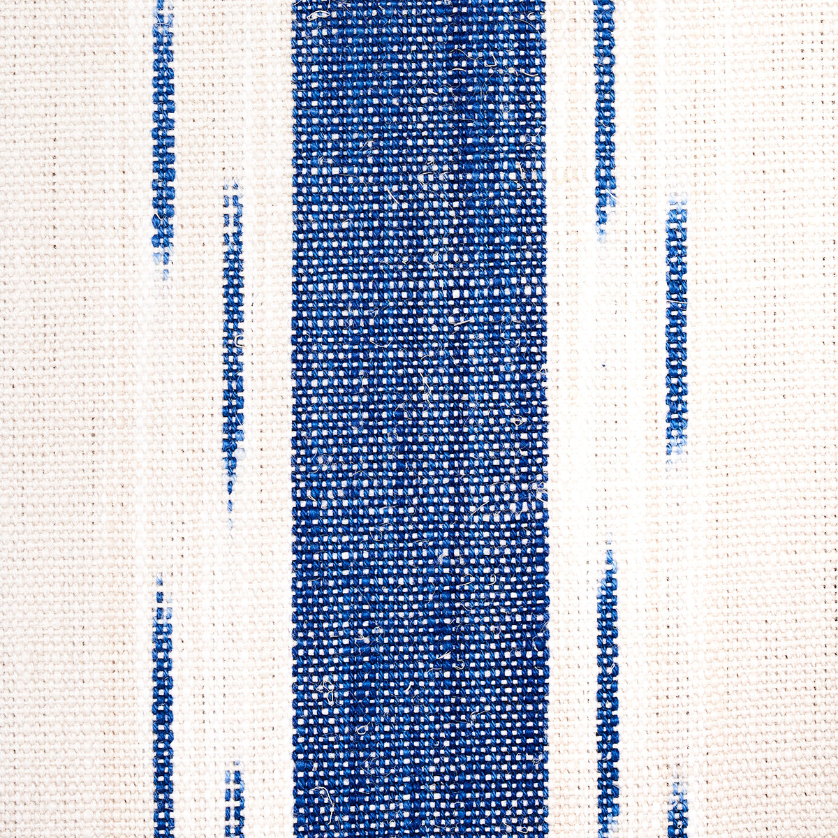 MIRZA-IKAT-STRIPE-BLUE-ON-NATURAL-SCHUMACHER-82110