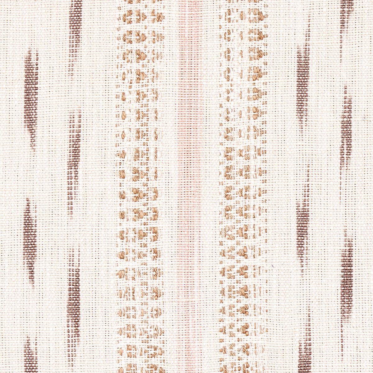 MIRZA-IKAT-STRIPE-BLUSH-ON-NATURAL-SCHUMACHER-82111