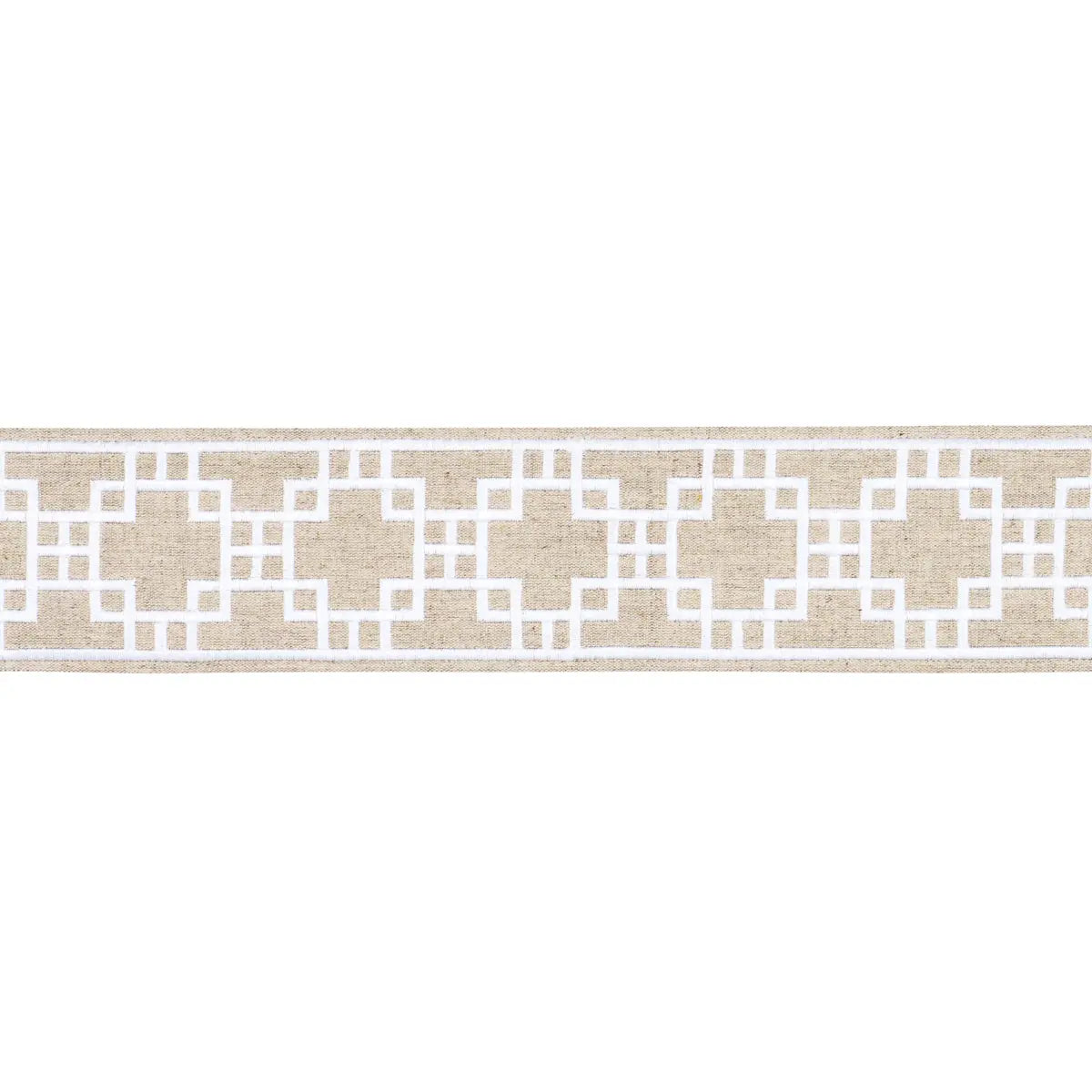 SQUARED-AWAY-TRELLIS-TAPE-NATURAL-SCHUMACHER-83592