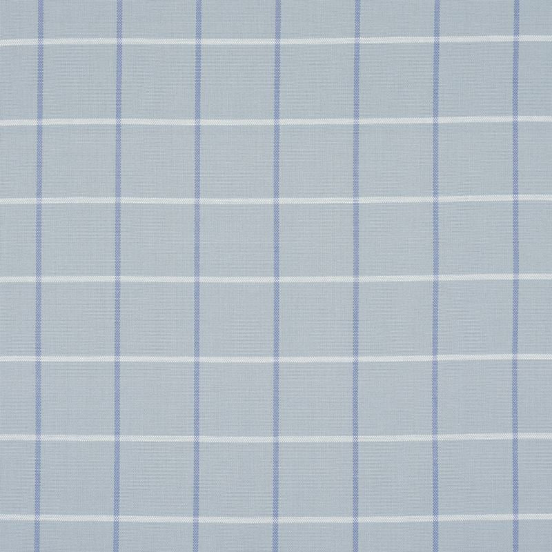 Schumacher Fabric 83782 Frannie Windowpane China Blue