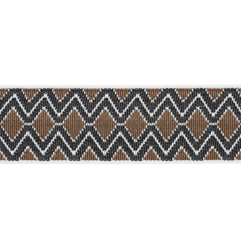 Schumacher Fabric Trim 84102 Pinula Tape Umber