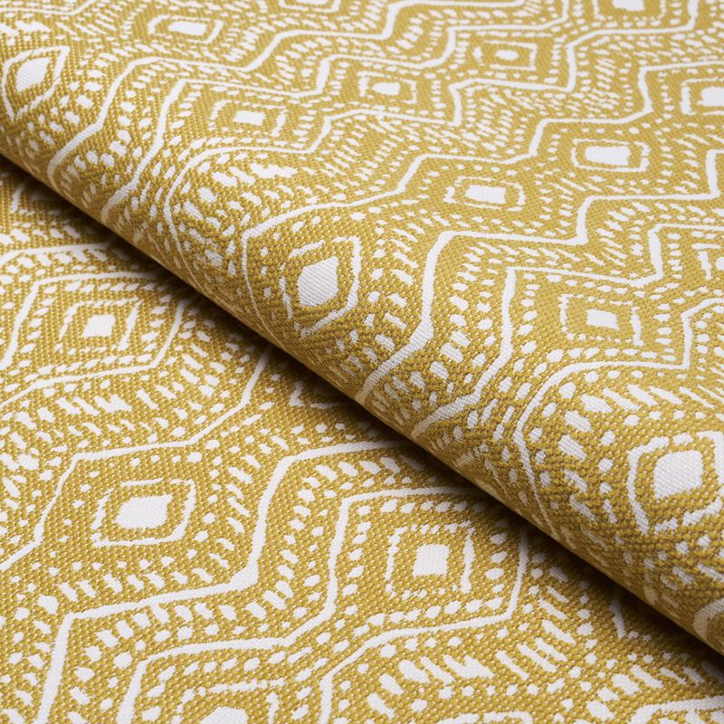 Schumacher Fabric 84240 Colma Indoor/Outdoor Marigold