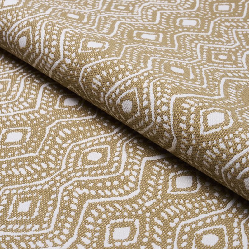 Schumacher Fabric 84241 Colma Indoor/Outdoor Flax