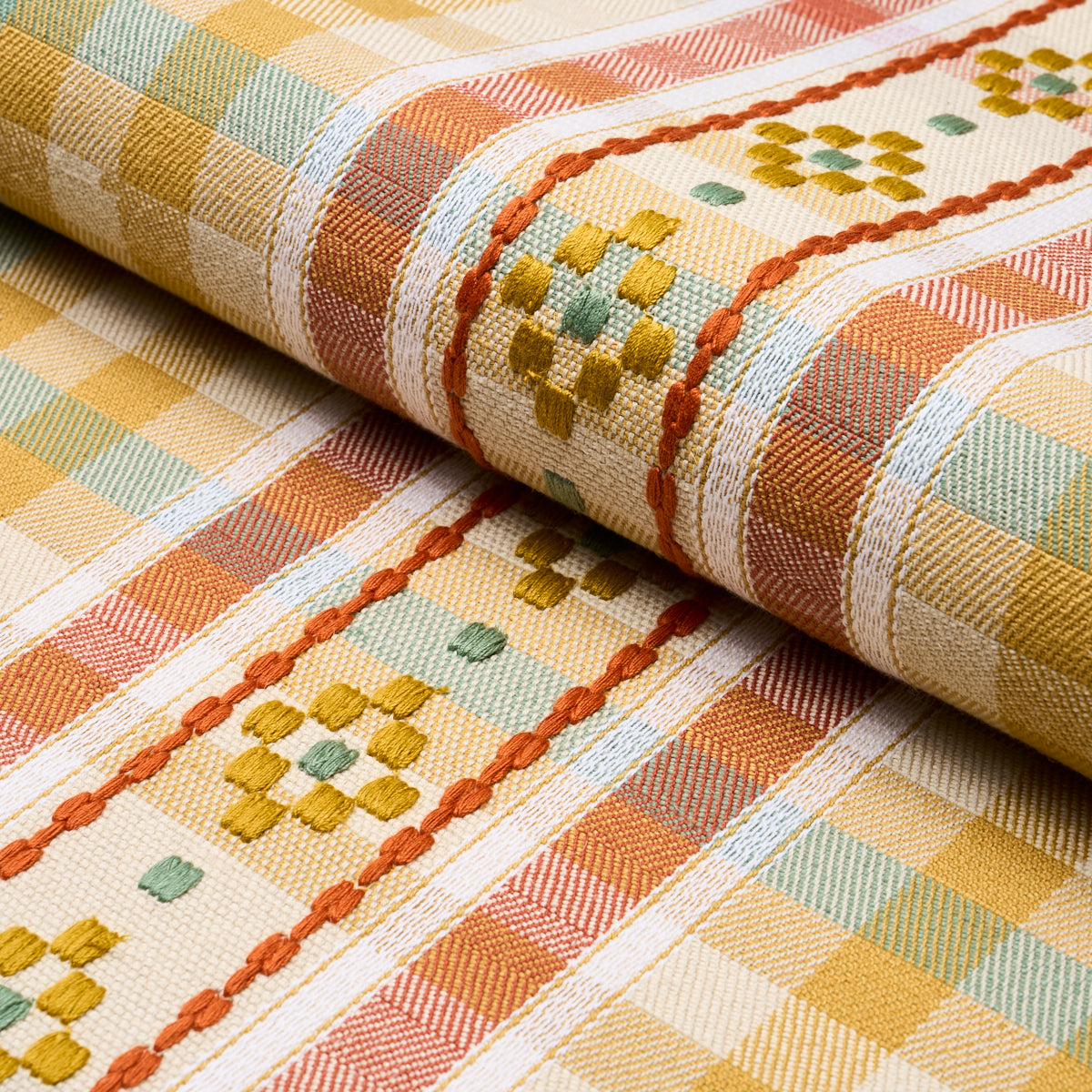 HUTTON-HAND-WOVEN-CHECK-OCHRE-SCHUMACHER-84732