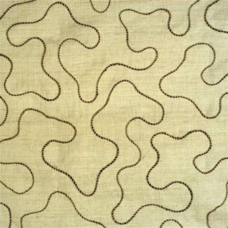 Kravet Couture Fabric 8921.16 Jig Saw Silk Natural