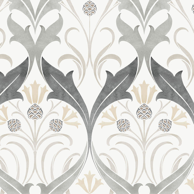 pinecone-ribbon-wallpaper-charcoal-york-wallcoverings-ac9174