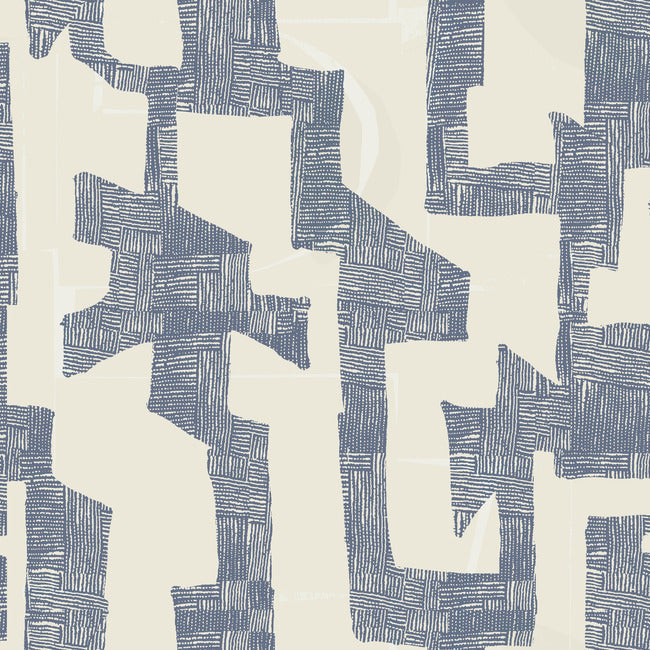 nikki-chu-modern-tribal-wallpaper-almond-navy-york-wallcoverings-ag2104