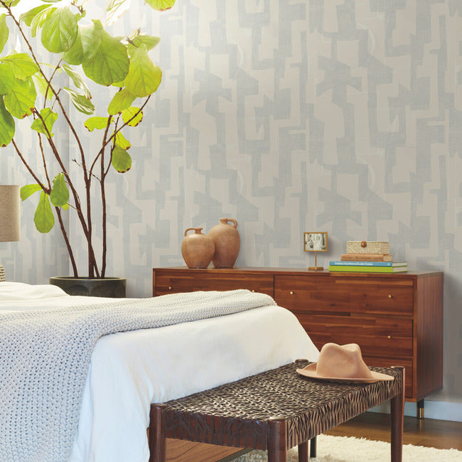 nikki-chu-modern-tribal-wallpaper-neutral-grey-york-wallcoverings-ag2105