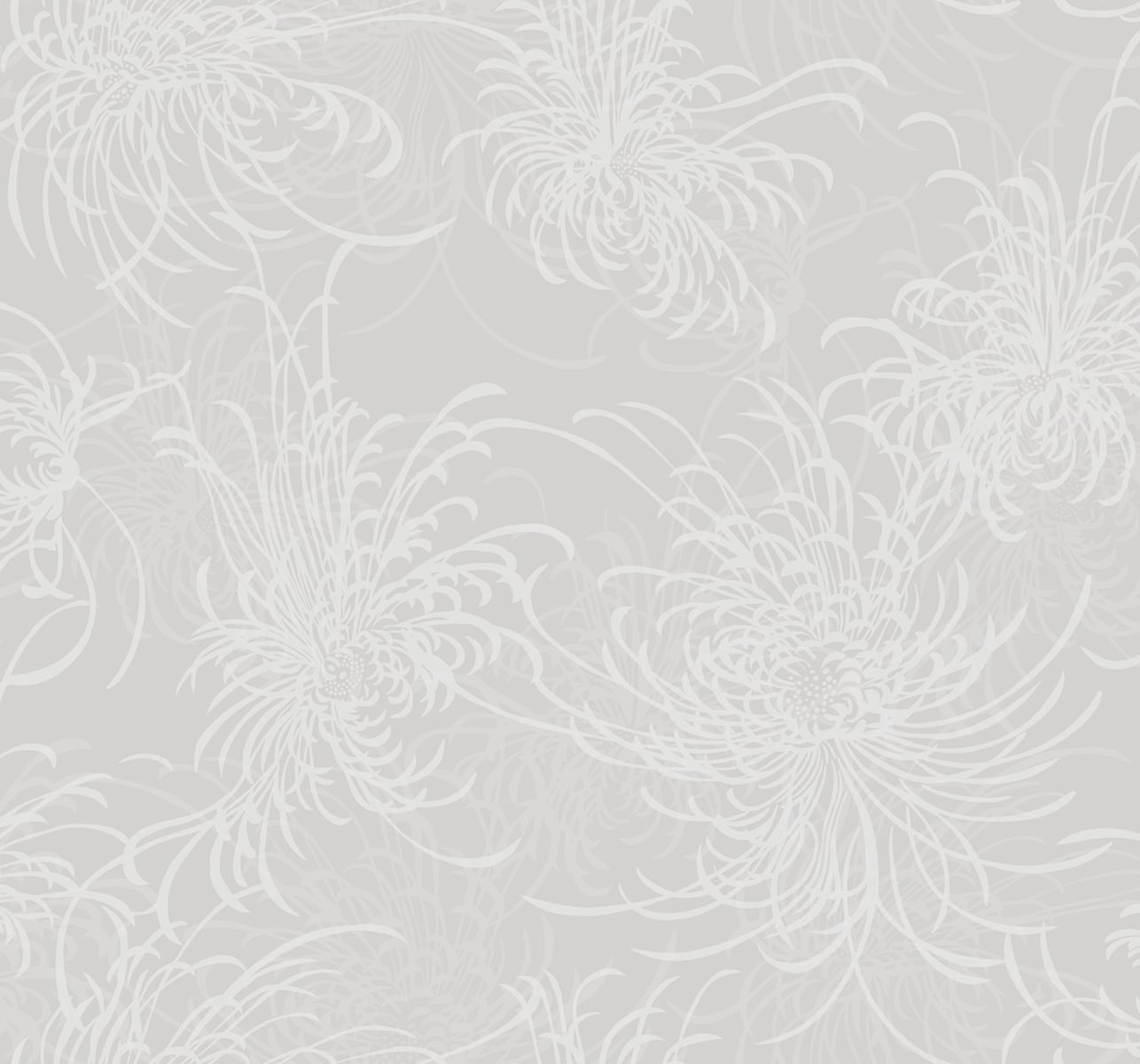 Seabrook Designs AW71508 Casa Blanca 2 Noell Floral  Wallpaper Beige and Off-White