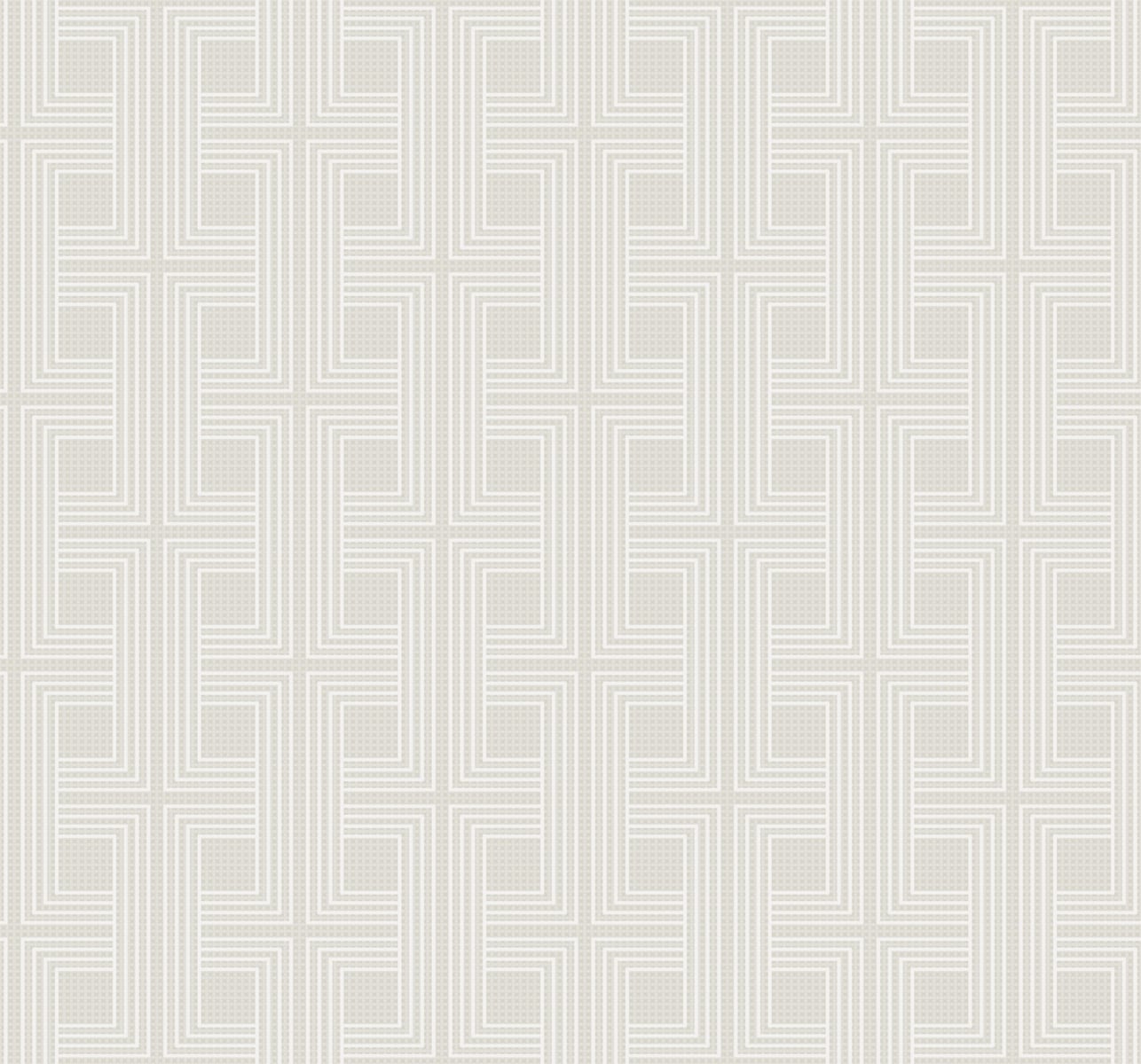 Seabrook Designs AW71603 Casa Blanca 2 Interlocking Squares  Wallpaper Metallic Tan and Off-White