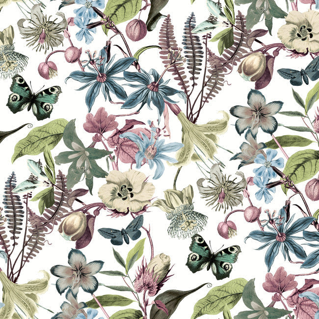 butterfly-house-wallpaper-white-fuchsia-york-wallcoverings-bl1721