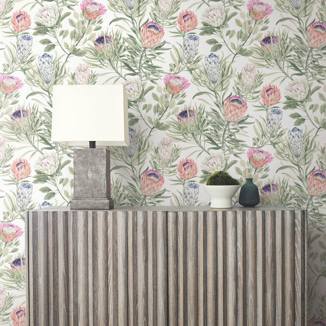 protea-wallpaper-white-fuchsia-york-wallcoverings-bl1752