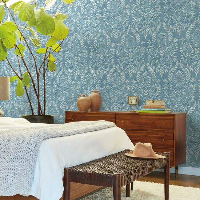 laurel-damask-wallpaper-blue-york-wallcoverings-bo6733