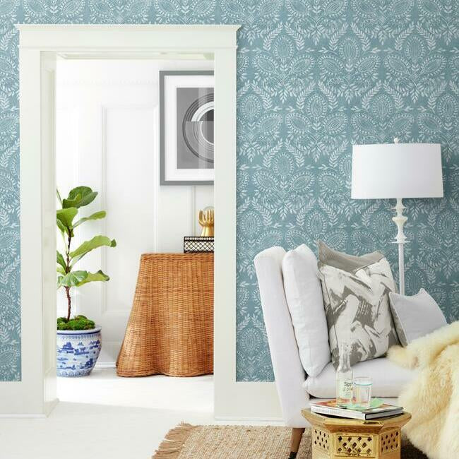 laurel-damask-wallpaper-blue-york-wallcoverings-bo6733