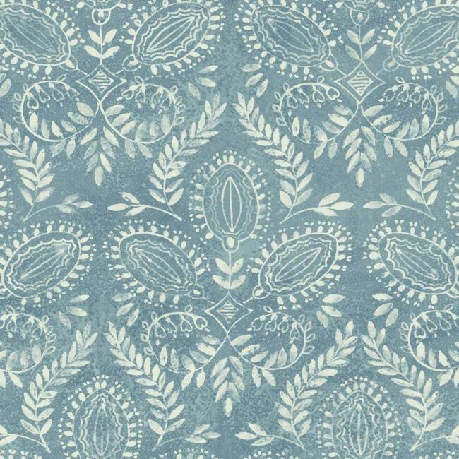 laurel-damask-wallpaper-blue-york-wallcoverings-bo6733