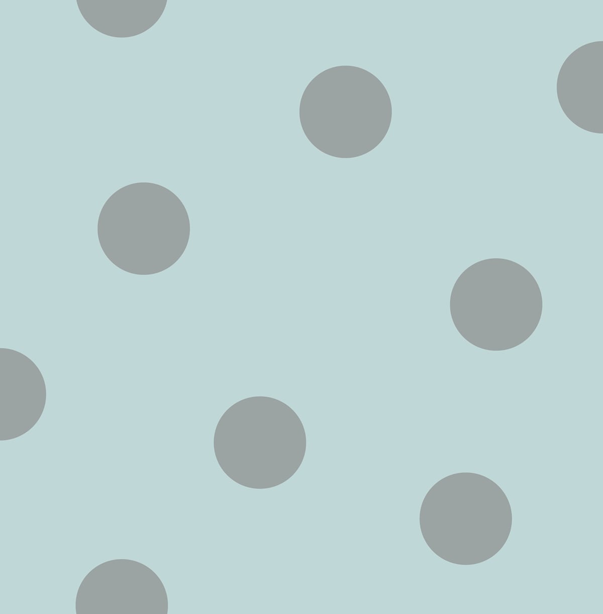 Seabrook Designs DA61604 Day Dreamers Dots  Wallpaper Teal and Metallic Silver