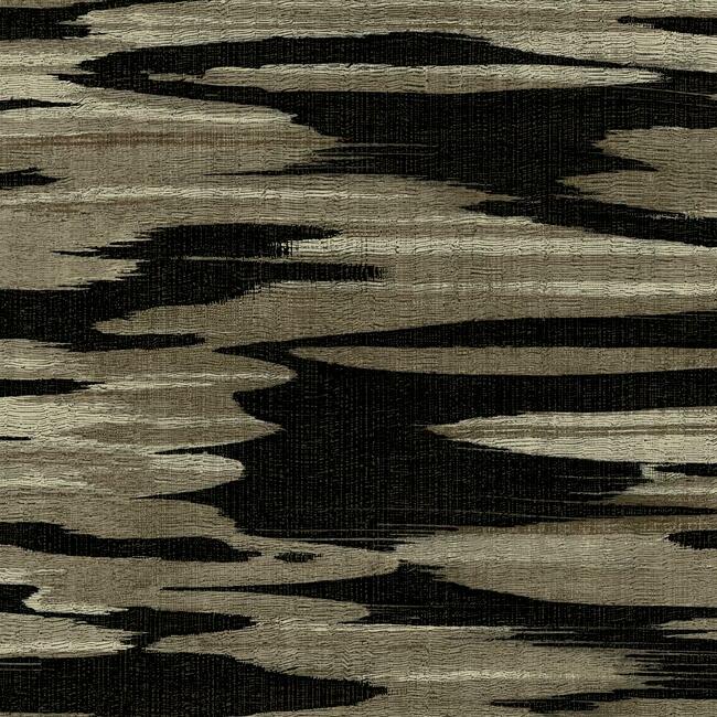 Nimbus Wallpaper - Black - York Wallcoverings - DD3825