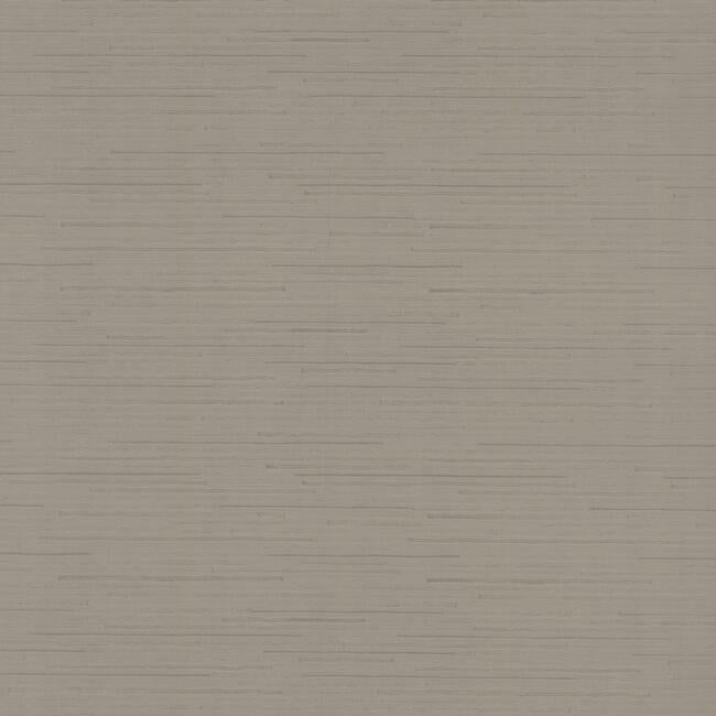 Ribbon Bamboo Wallpaper - Taupe/Silver - York Wallcoverings - DD3832