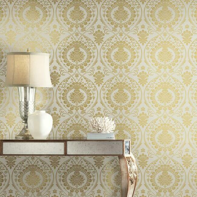 imperial-damask-wallpaper-linen-gold-york-wallcoverings-dm4903