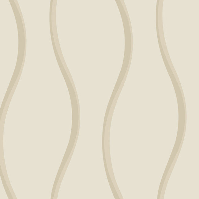 Unfurl Wallpaper - Cream - York Wallcoverings - DT5111