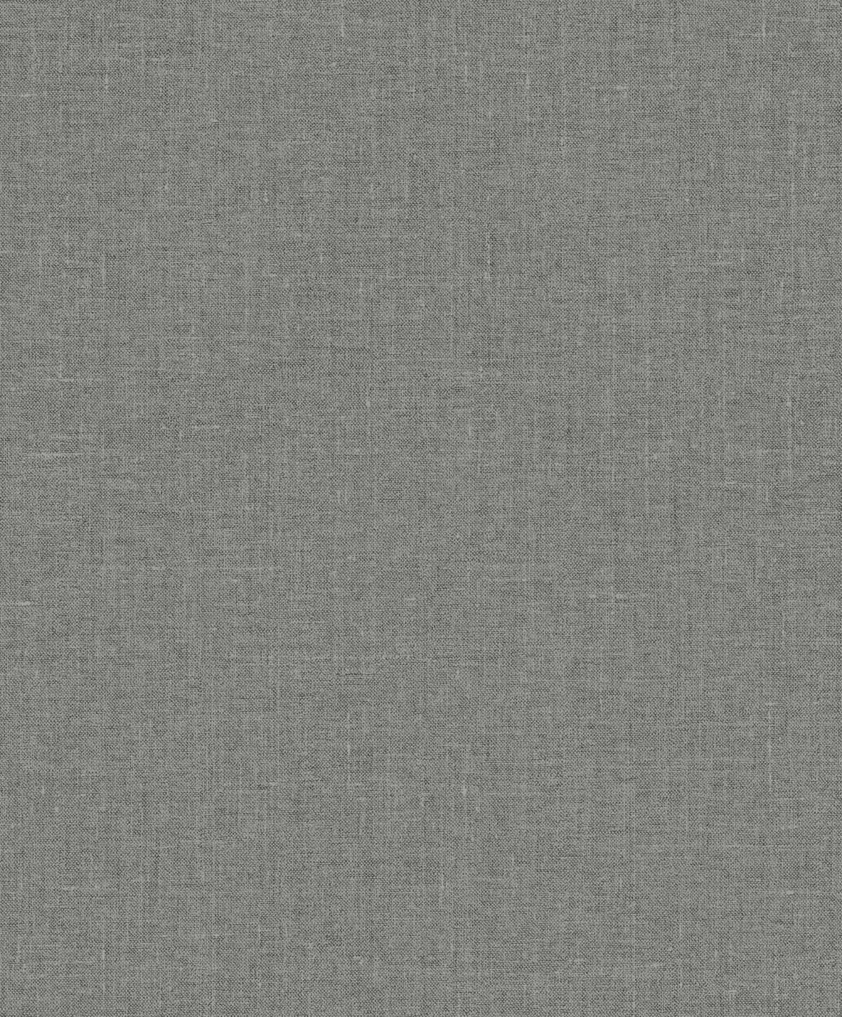 Seabrook Designs EW10110 White Heron Abington Faux Linen  Wallpaper Sleek Charcoal
