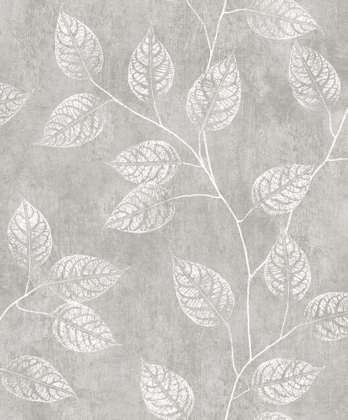 Seabrook Designs EW10808 White Heron Branch Trail Silhouette  Wallpaper Slate