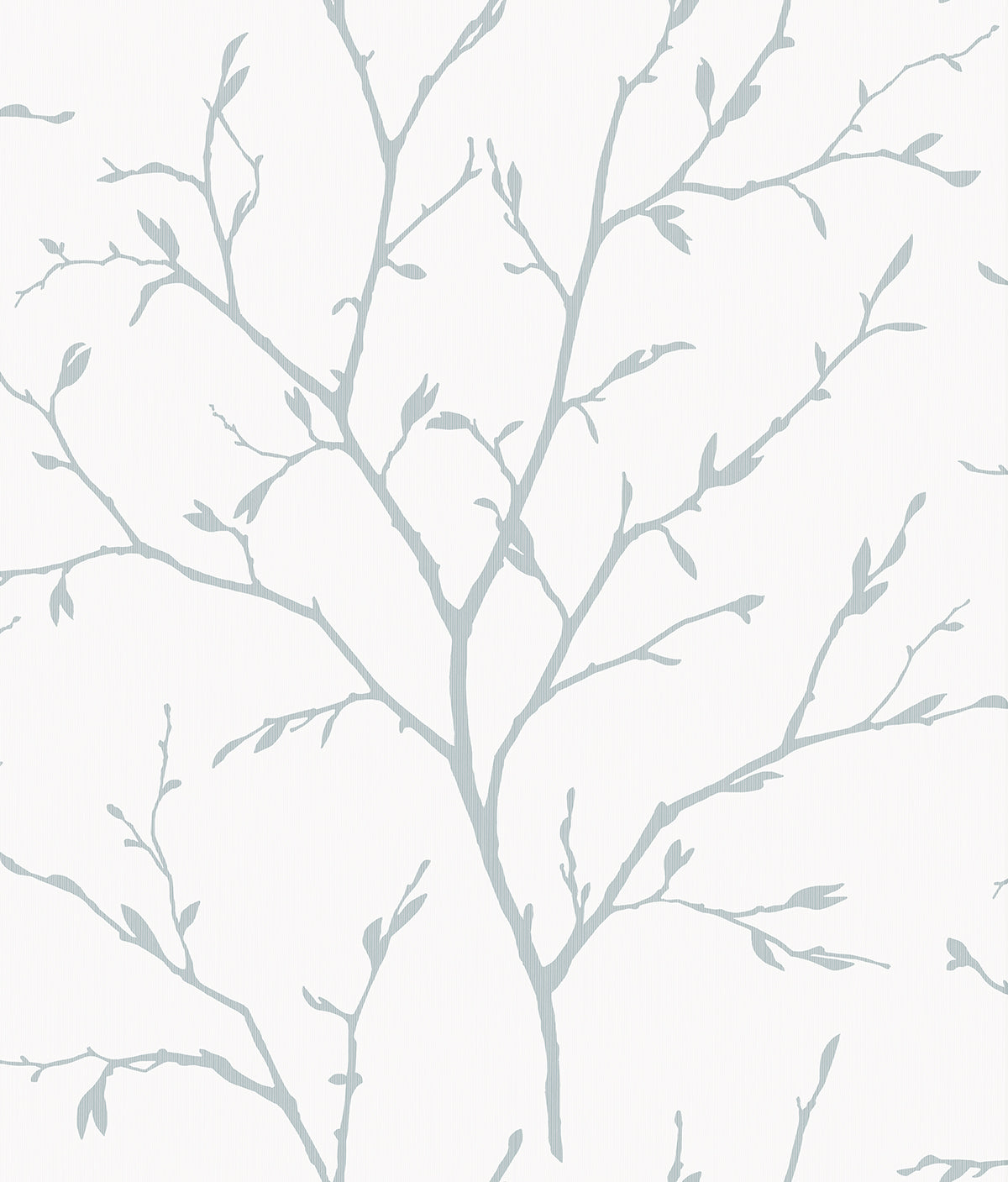 Seabrook Designs EW11802 White Heron Branching Out  Wallpaper Slate Blue