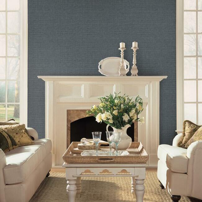 silk-linen-weave-wallpaper-navy-york-wallcoverings-fh4057