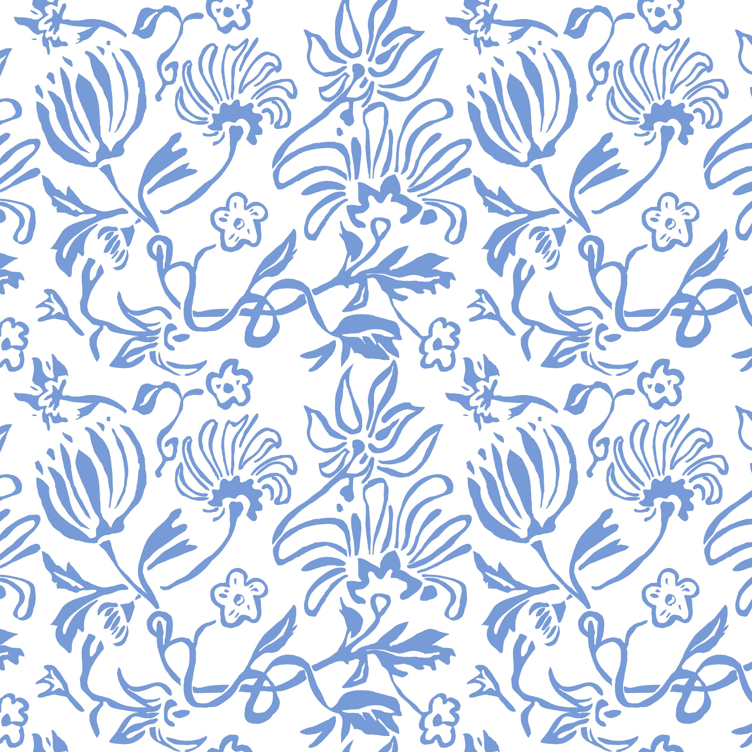 Grasslands 5 Chambray by Stout Fabric