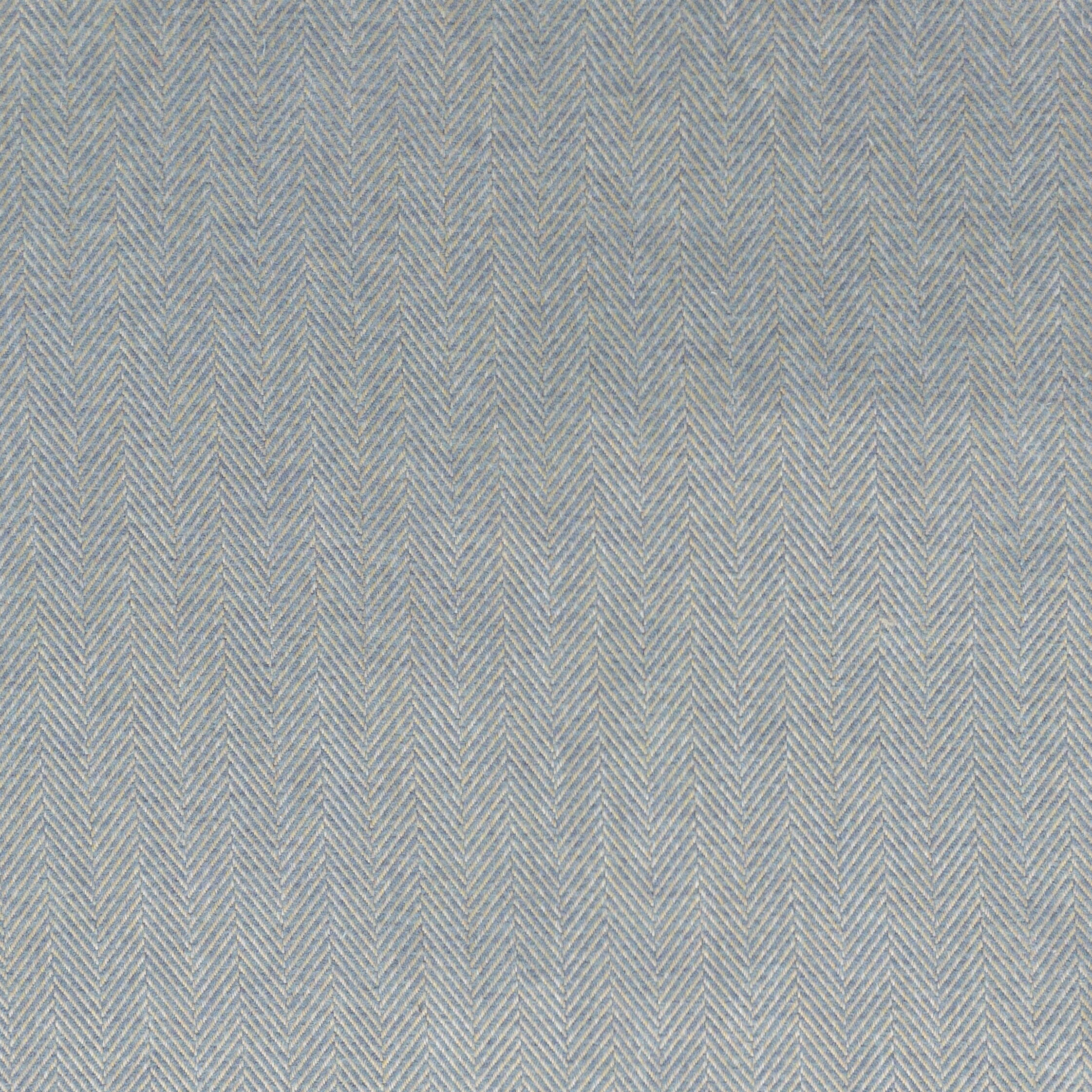 Herringbone 4 Azure by Stout Fabric