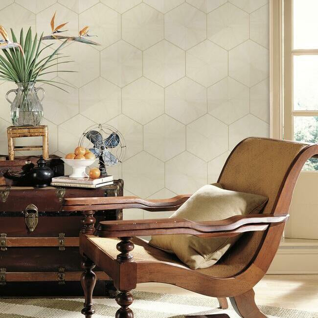 hexagram-wood-veneer-wallpaper-ivory-york-wallcoverings-ho2101