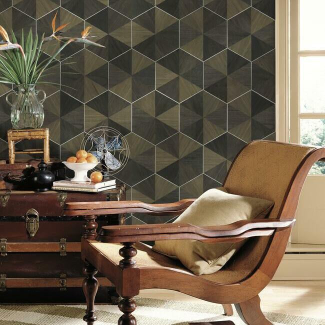 hexagram-wood-veneer-wallpaper-smoke-york-wallcoverings-ho2103