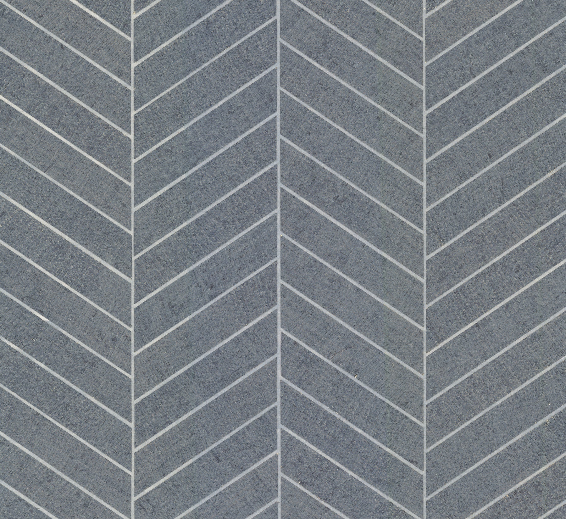 Atelier Herringbone Wallpaper - Steel Blue - York Wallcoverings - HO2107GV