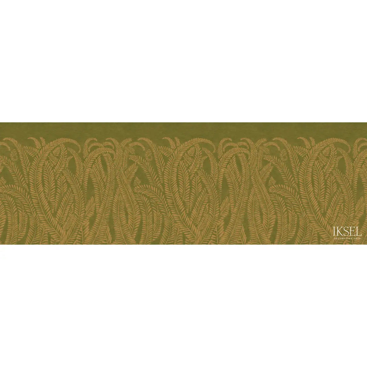 ART-DECO-GOLDEN-FERN-GOLDEN-GREEN-SCHUMACHER-IK8400