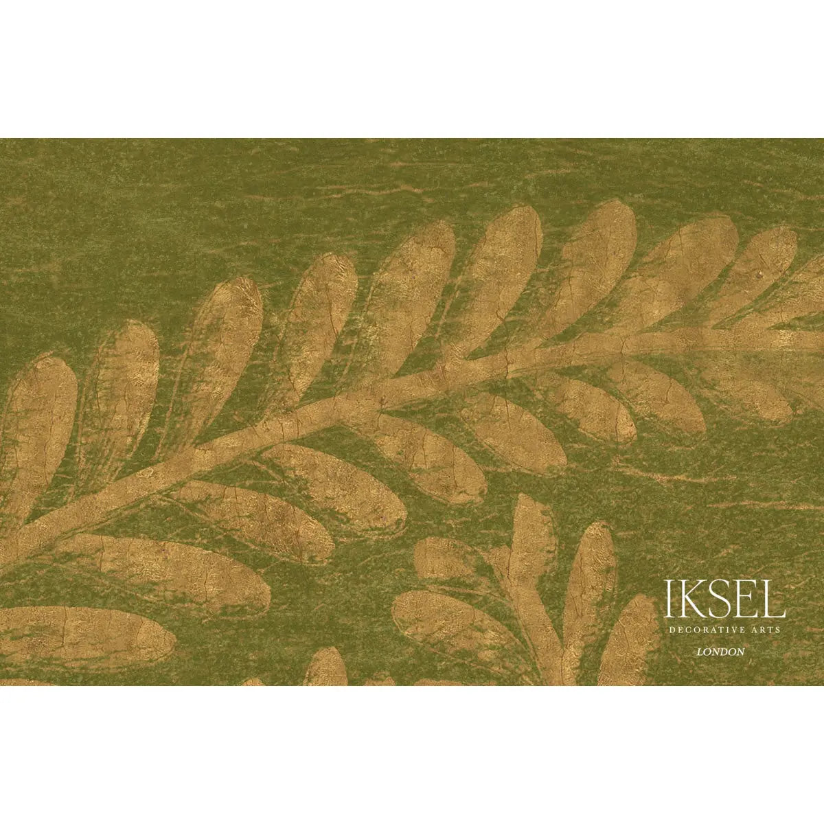 ART-DECO-GOLDEN-FERN-GOLDEN-GREEN-SCHUMACHER-IK8400