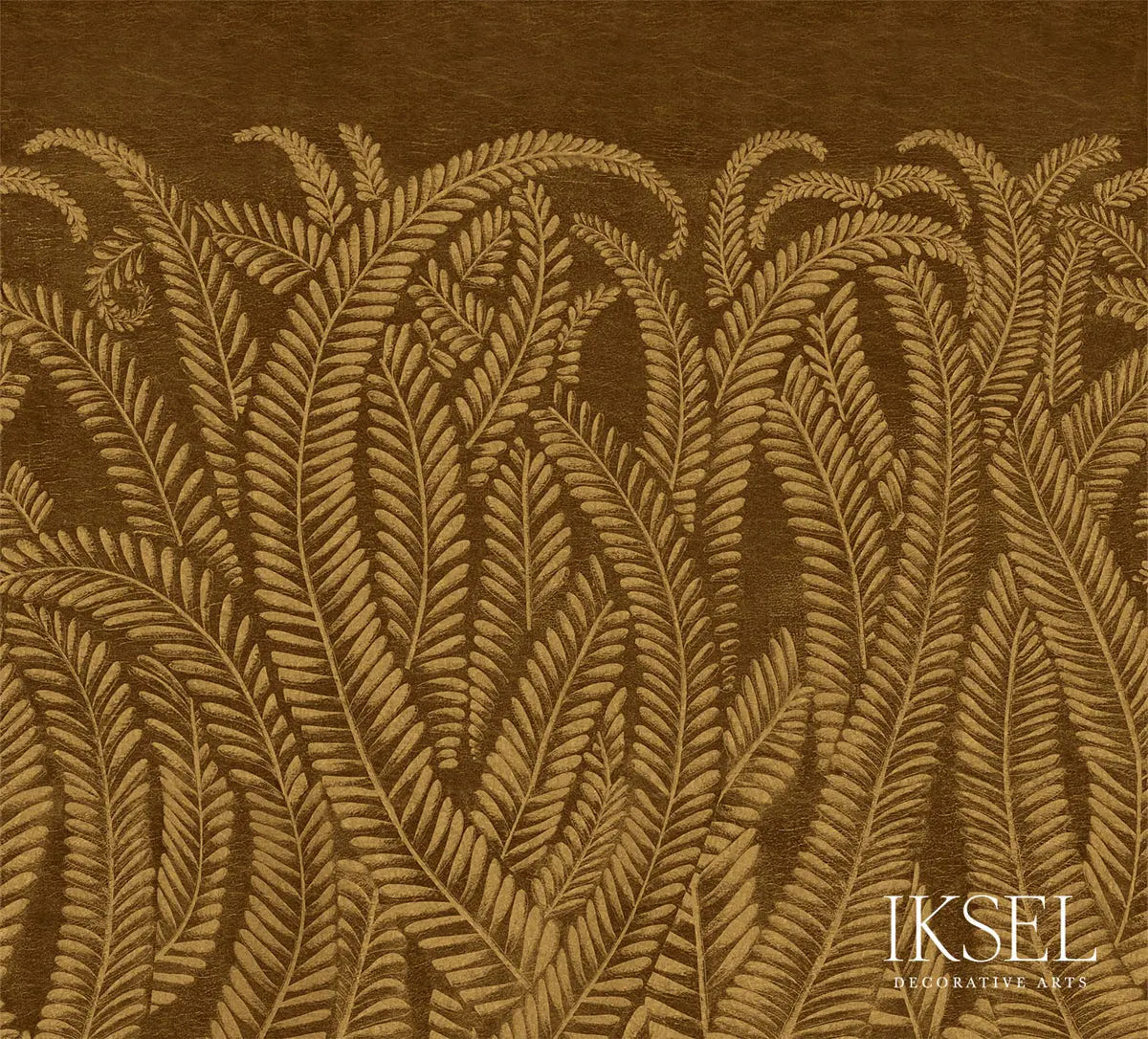 ART-DECO-GOLDEN-FERN-GOLDEN-BROWN-SCHUMACHER-IK8401